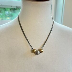 LIA Sophia Triple Threat Retired Necklace
